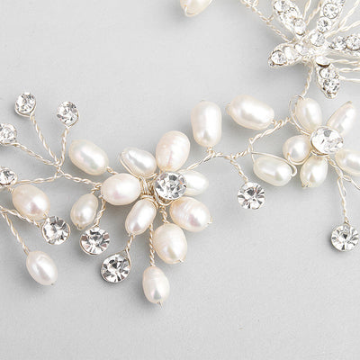 Conjunto de Collar y Aretes de Perlas Elegantes - Image 2