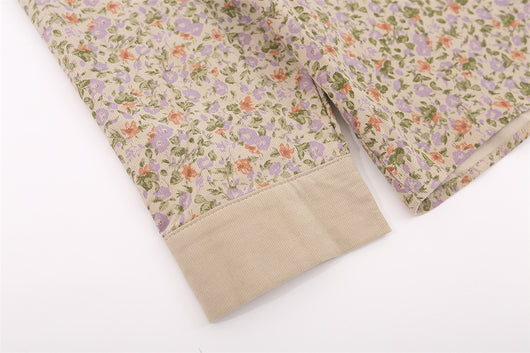 Camisa Cardigan Floral para Hombre - Bordada con Solapa, Manga Larga Suelta - Image 11