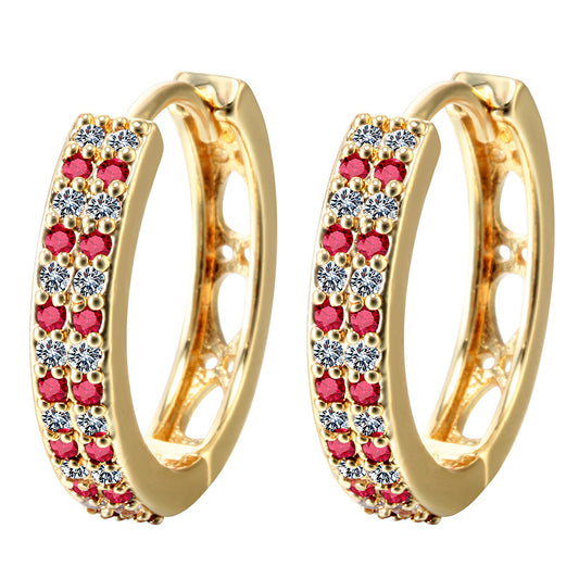 Aretes con Cristal Zirconia Diamante - Brillo Eterno
