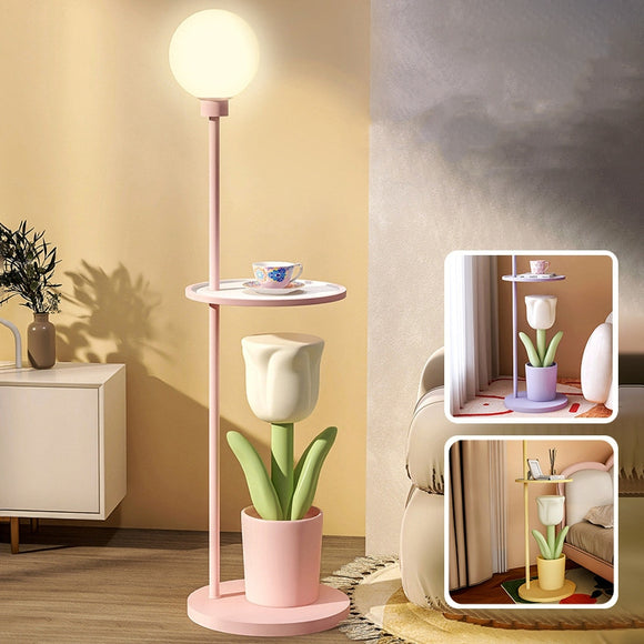 Lámpara de Piso Tulipán para Dormitorio Infantil