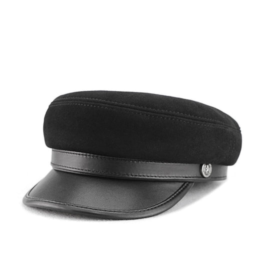 Gorra Retro Vintage de Gamuza y Lana con Visera - Estilo Británico Clásico - Image 2