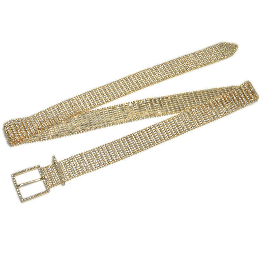 Cinturón Cadena de Diamantes Brillantes de Ocho Filas - Image 2