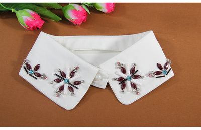 Cuello Postizo Infantil con Cristales Brillantes - Diseño Europeo Elegante - Image 9