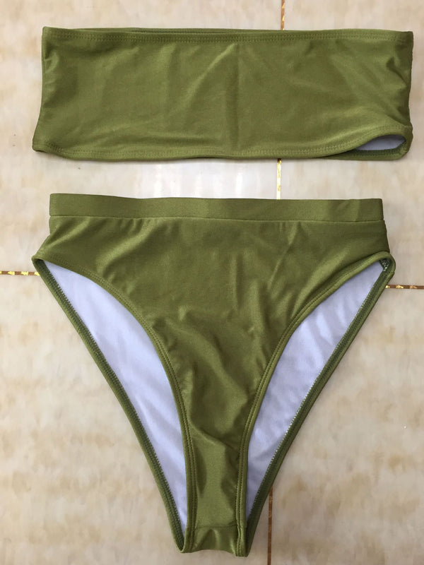 Bikini Tubo Dos Piezas con Escote Envolvente - Image 20