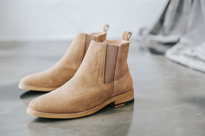 Botas Británicas de Ante Gamuza Gris para Hombre - Image 19