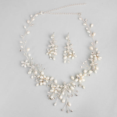 Conjunto de Collar y Aretes de Perlas Elegantes - Image 18