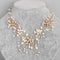 Conjunto de Collar y Aretes de Perlas Elegantes
