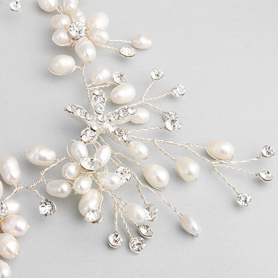 Conjunto de Collar y Aretes de Perlas Elegantes - Image 3