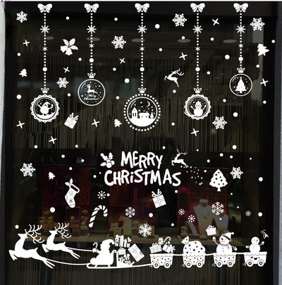 Pegatinas Navideñas Estáticas para Ventana - Copos de Nieve Decorativos - Image 6