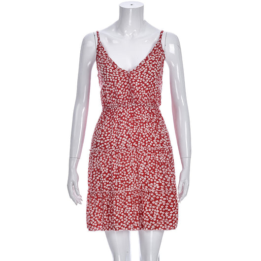 Vestido Floral Escotado con Espalda Abierta - Image 6