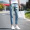 Pantalones Vaqueros Rotos Cortos para Hombre