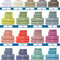 Juego de Toallas de Algodón Absorbentes 3 y 6 Piezas