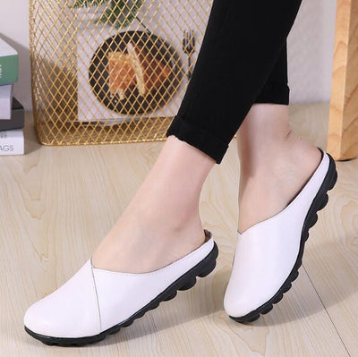 Zapatos casuales de cuero para mujer - Image 9