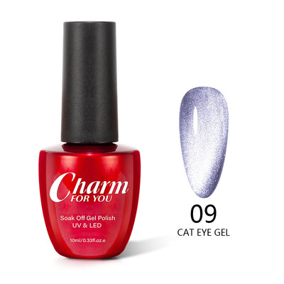 Esmalte Gel Efecto Ojo de Gato Cristal - Plata Transparente Moonstone - Image 10
