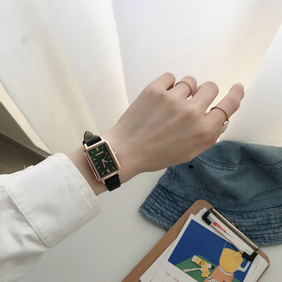 Reloj Cuadrado Retro Mori con Encaje para Mujer - Image 3