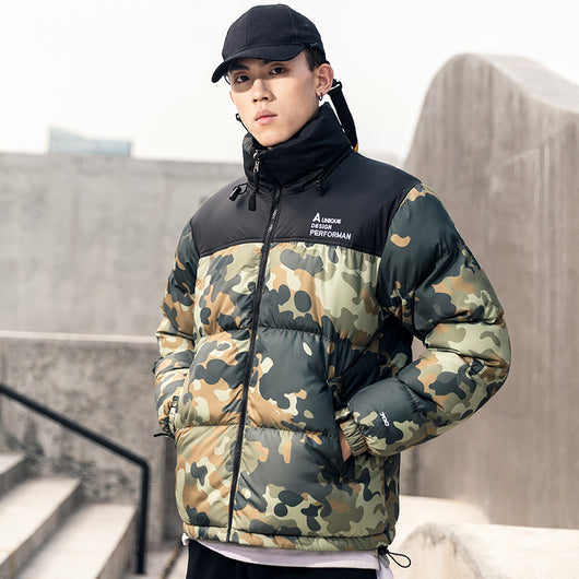 Abrigo Coreano con Cuello Alzado Acolchado Térmico - Image 10