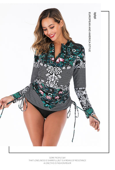 Traje de Baño Enterizo Manga Larga Onyx - Image 7