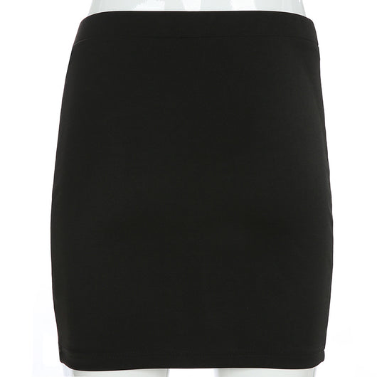 Falda con Botones de Contraste y Hebilla de Cuatro Botones - Image 12