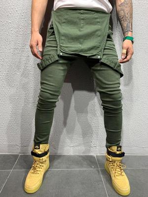 Pantalones Vaqueros Rotos con Tirantes - Image 10