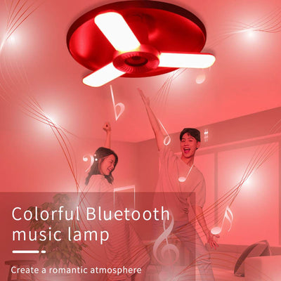 Lámpara Bluetooth Musical RGB Plegable de Tres Hojas - Image 4