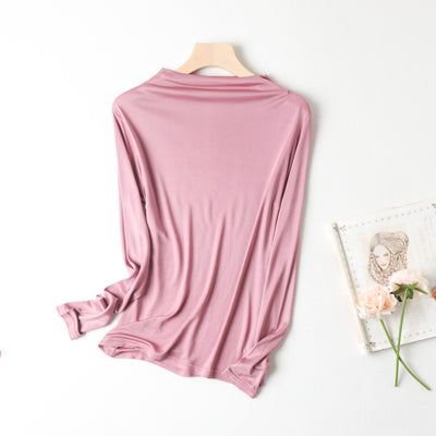 Blusa de Seda para Mujer - Prenda Base Elegante - Image 7