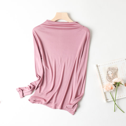 Blusa de Seda para Mujer - Prenda Base Elegante - Image 7