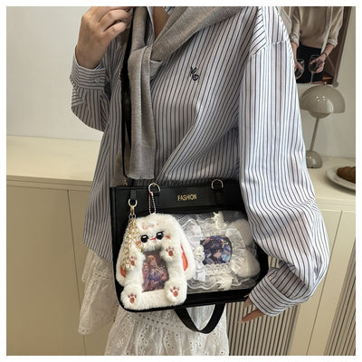 Bolsa Tote Amplia de Diseño Minimalista Japonés para Uso Casual - Image 10