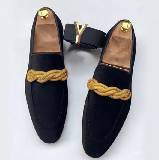 Zapatos de Vestir Ejecutivo Gamuza Retro para Hombre - Diseño Clásico Versátil - Image 5