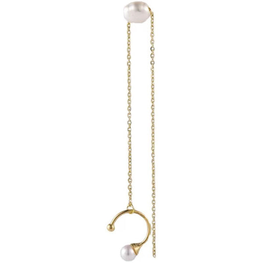Aretes de Perla con Diseño Atmosférico - Image 5