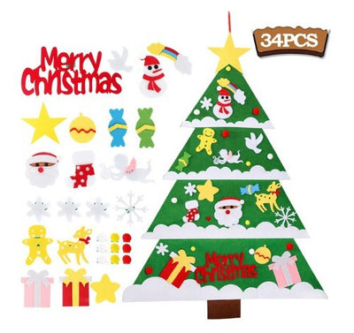 Árbol de Navidad Puzzle Colgante Hecho a Mano para Niños - Image 13