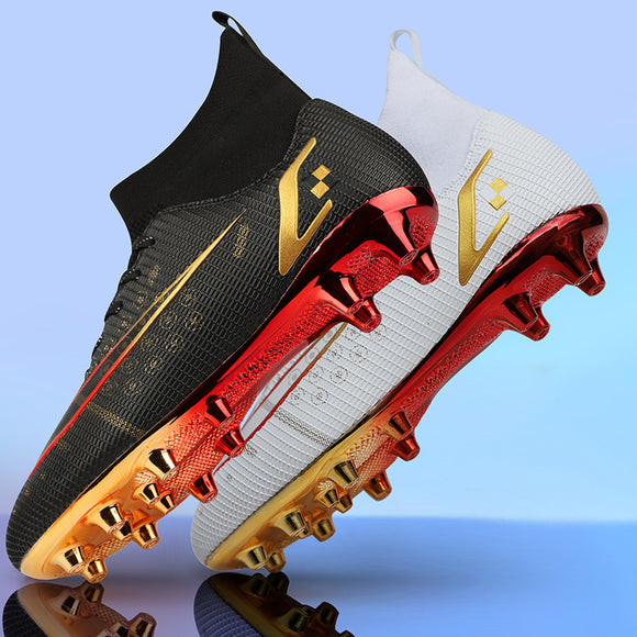 Botines de Fútbol con Tacos Largos para Niños y Niñas