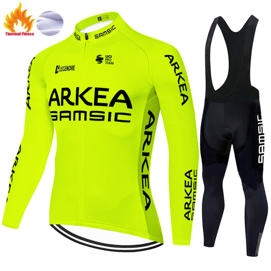 Jersey de Ciclismo Corto con Babero Térmico