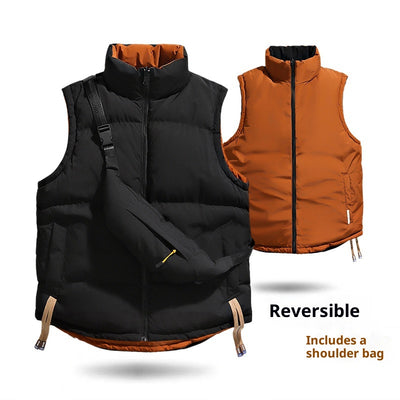 Chaleco Térmico Reversible de Algodón para Hombre y Mujer - Abrigo Invierno - Image 7