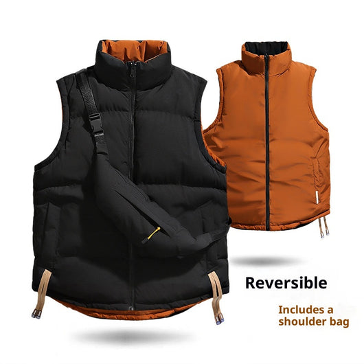 Chaleco Térmico Reversible de Algodón para Hombre y Mujer - Abrigo Invierno - Image 7