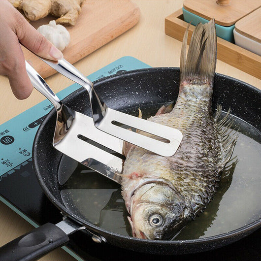 Pinza de Acero Inoxidable para Carnes y Alimentos BBQ - Image 4