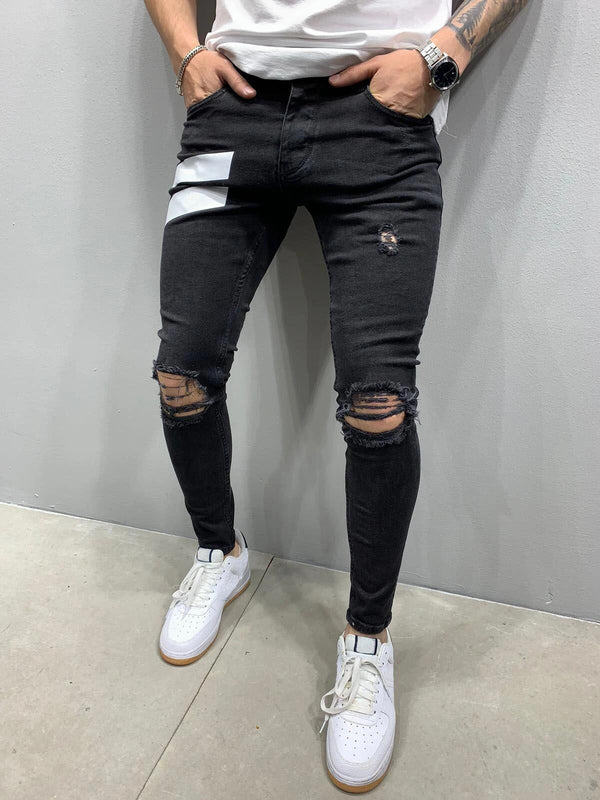 Pantalones Jogger Rotos para Niños con Cintura Elástica