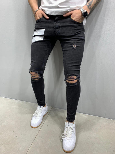 Pantalones Jogger Rotos para Niños con Cintura Elástica