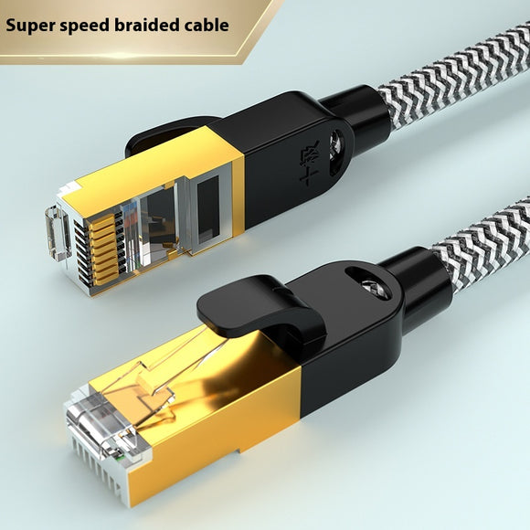 Cable de Red Tejido 8 Núcleos Gigabit - 6 Tipos de Acabado