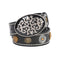 Cinturón de Cuero para Hombre con Hebilla Lisa y Elegante