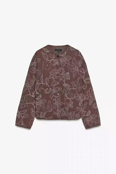Chaqueta Acolchada de Algodón con Estampado de Texturas Animales - Image 12