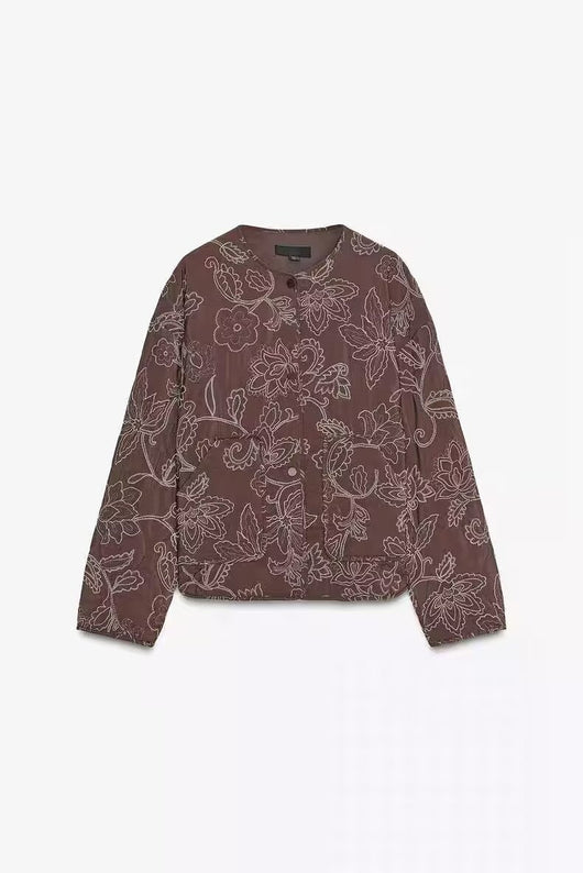 Chaqueta Acolchada de Algodón con Estampado de Texturas Animales - Image 12