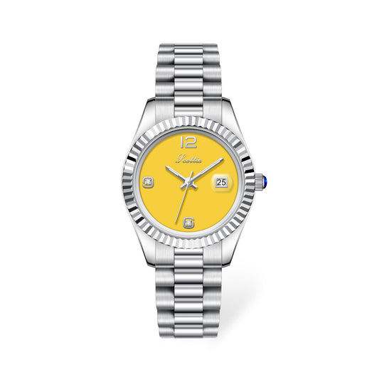 Reloj de Acero Inoxidable para Mujer con Cristal Brillante - Image 8