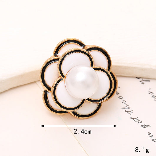 Adornos de Cristal Brillante para Zapatos - Accesorios DIY Estilo Clásico con Flor de Perla - Image 18