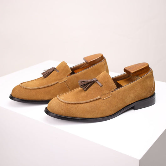 Mocasines de Ante Estilo Británico sin Cordones para Hombre - Image 11