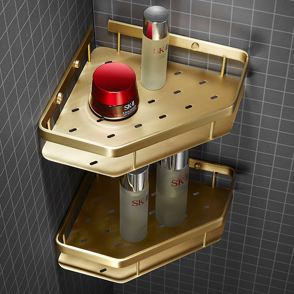 Estante de Almacenamiento para Baño en Cobre