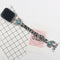 Correa de Reloj de Crin de Caballo Estampado Leopardo Multicolor