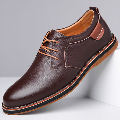 Zapatos de Cuero para Hombre Talla Grande - Costura Artesanal Premium - Image 16