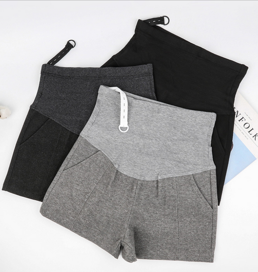 Pantalones Cortos Premamá con Soporte Abdominal - Image 3