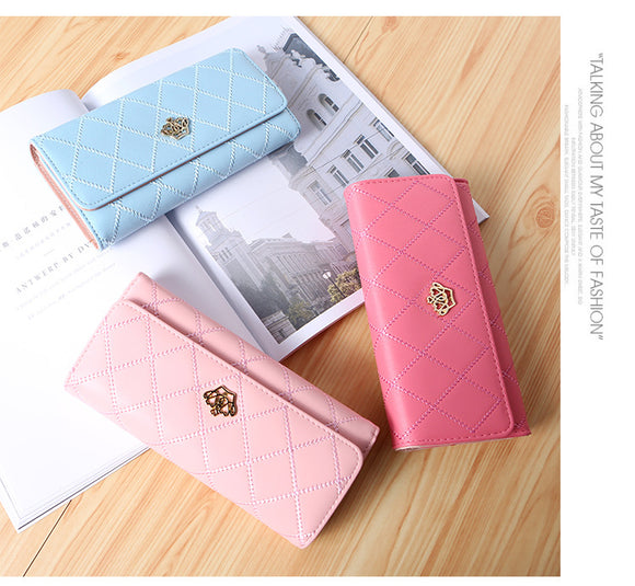 Cartera Larga para Mujer Estilo Coreano Premium