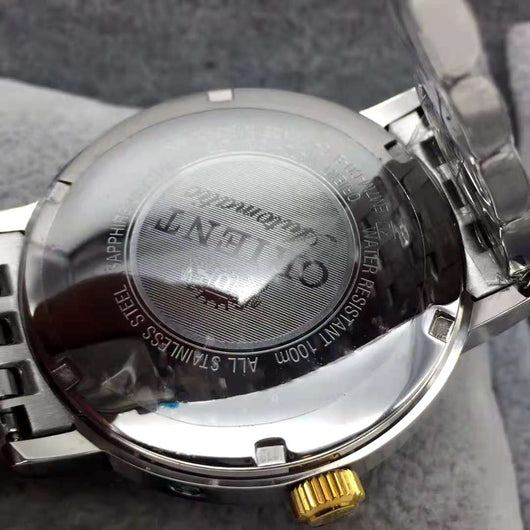 Reloj Mecánico Automático con Cristal de Zafiro y Correa Sólida - Image 3